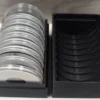10-Slot 1 oz Coin Capsule Storage Box (Fits up to 52 × 7 mm) | Serial Shield 3D™