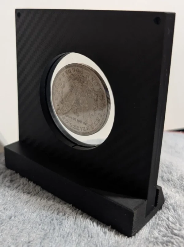 Morgan / Peace Dollar and 1 oz Silver Round Display Frames – Set of 2 | Serial Shield 3D™