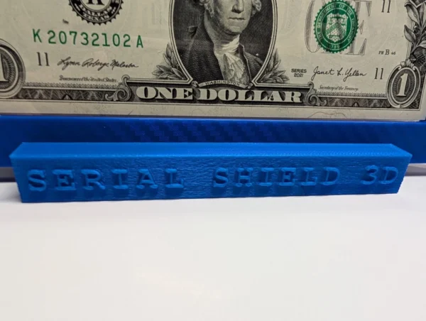 Premium 7-Mil Currency Display Frame with Stand | Serial Shield 3D™
