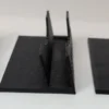 20-Pack 10° Graded Coin Slab Display Stands – Empty Stand Side Profile | Serial Shield 3D™ Side profile of an empty 10-degree graded coin slab stand